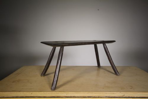 
Long Georgian Antique Period Oak Footstool