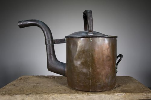 Large Decorative 19th Century English Antique Copper Jug
