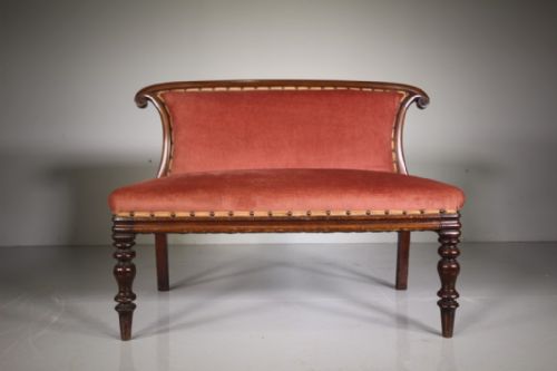 English 19th Century Quality Antique Mahogany Sofa Seat