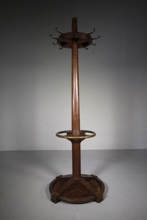 1930’S Gillow’s Oak & Bronze Coat Stand