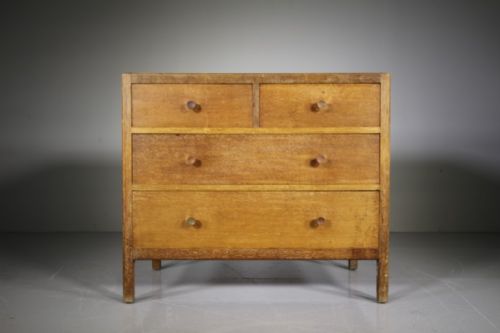 Heals of London 1920’S Oak Chest of Drawers – Labelled