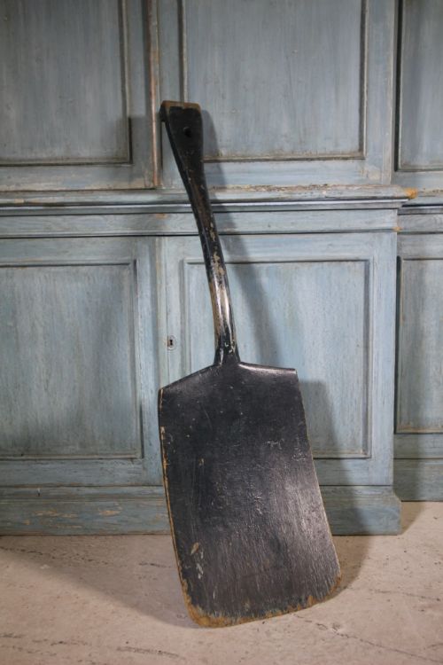 Large Antique Original Painted Maltings Shovel