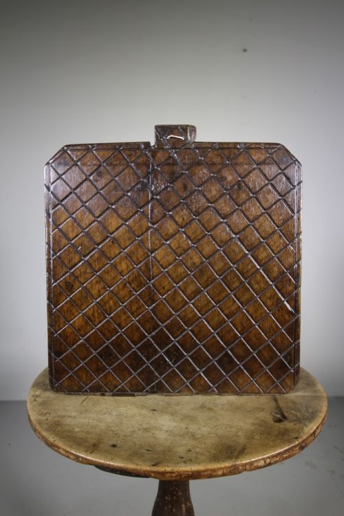 Georgian Antique Period Oak Oat Cake Riddleboard