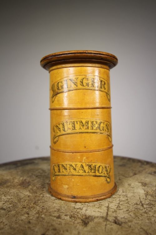 Treen 19th Century Antique Boxwood Spice Tower – Lovely Example