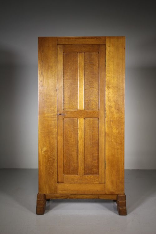 English Cotswold School 1930’S Oak Cupboard