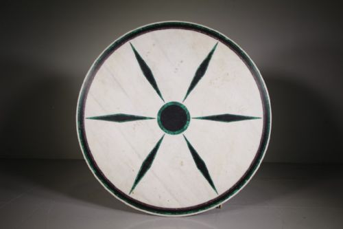 Fabulous Large 19th Century Antique Marble Circular Top