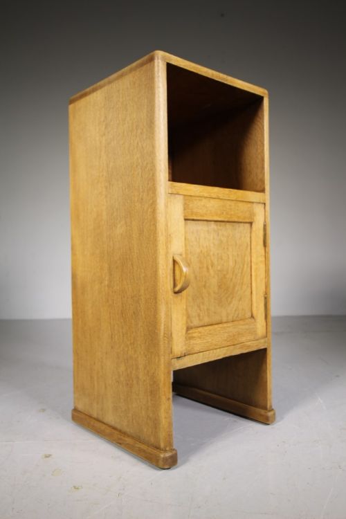 Heals of London 1930’S Oak Bedside Cabinet – Labelled