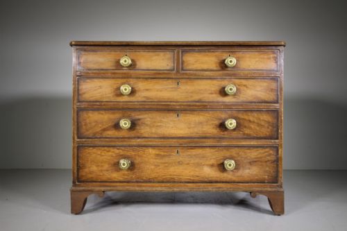 Georgian Original Painted Pine Antique Chest of Drawers