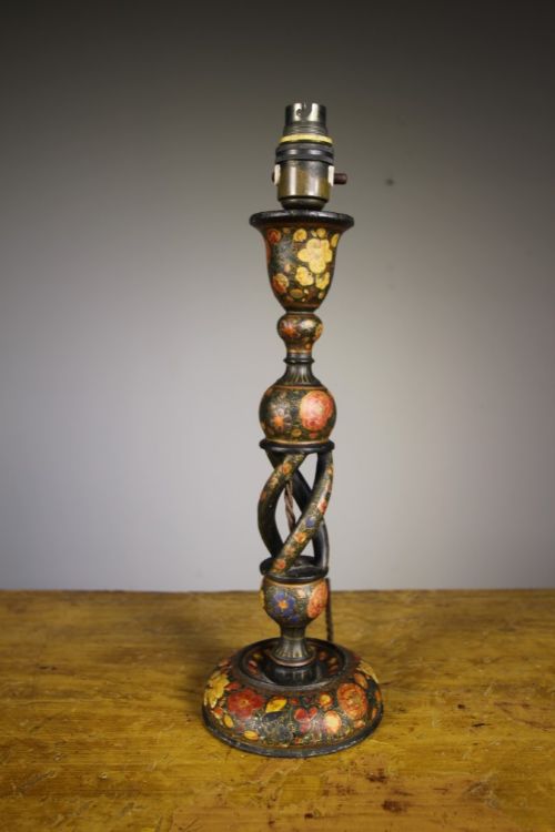 
Edwardian Antique Kashmiri Table Lamp