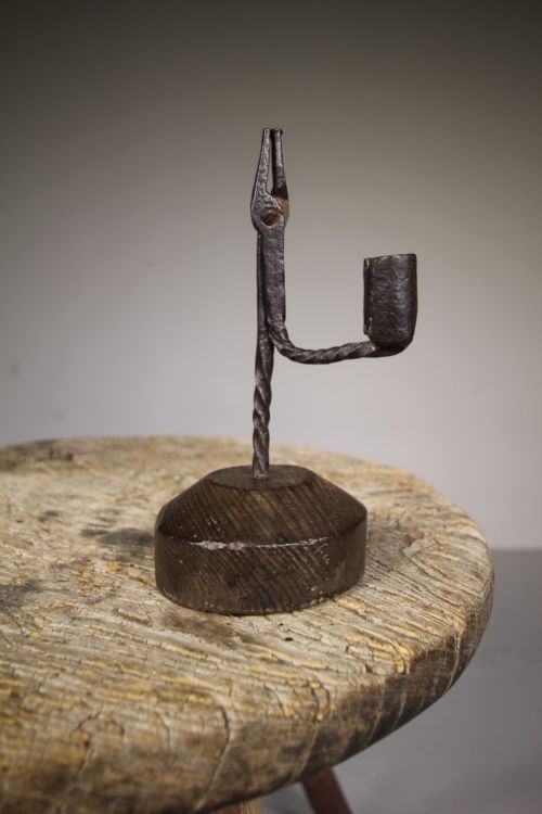 18th Century English Antique Rushlight
