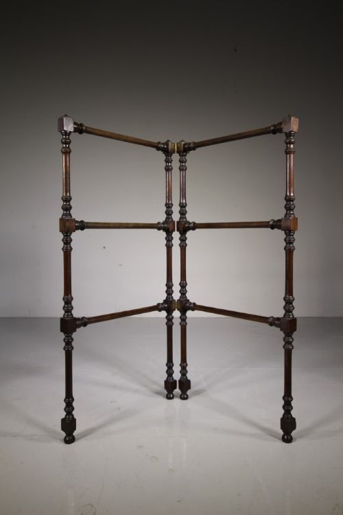 English 19th Century Antique Mahogany Clothes Rail