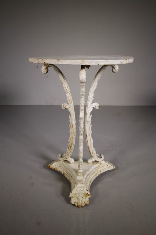 Beautiful Regency Antique Cast Iron Side Table
