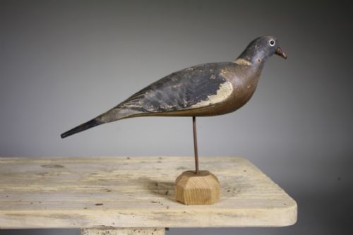 English 19th Century Antique Decoy Pigeon
