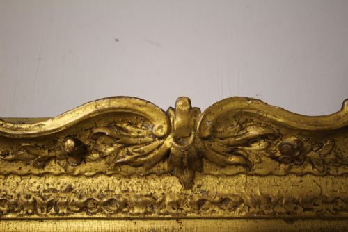 GEORGIAN ANTIQUE CARVED GILT WALL MIRROR - ADDITIONAL PHOTO 6