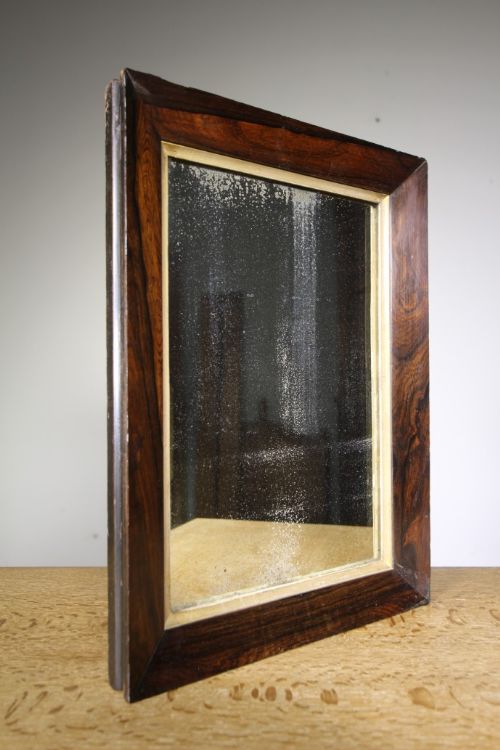 English Regency Rosewood Antique Wall Mirror