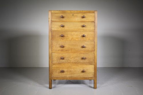 High Quality Heals of London Antique Oak Chest of Drawers