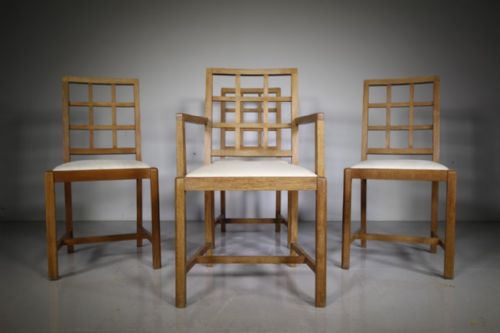 Set of Four 1920’S Heals Oak Dining Chairs
