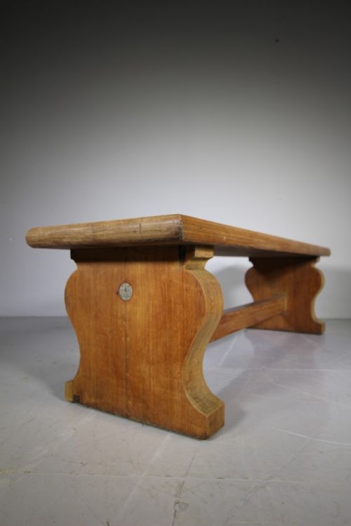 

1930’S English Teak Window Garden Seat by Castles