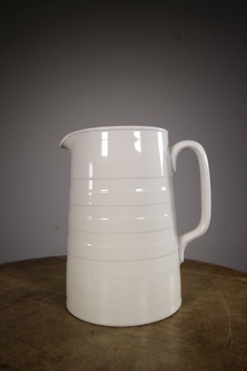 Large Edwardian Antique Creamware Jug
