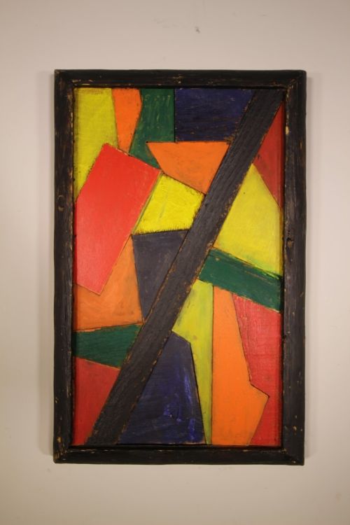 English 1960’S Framed Abstract Painting