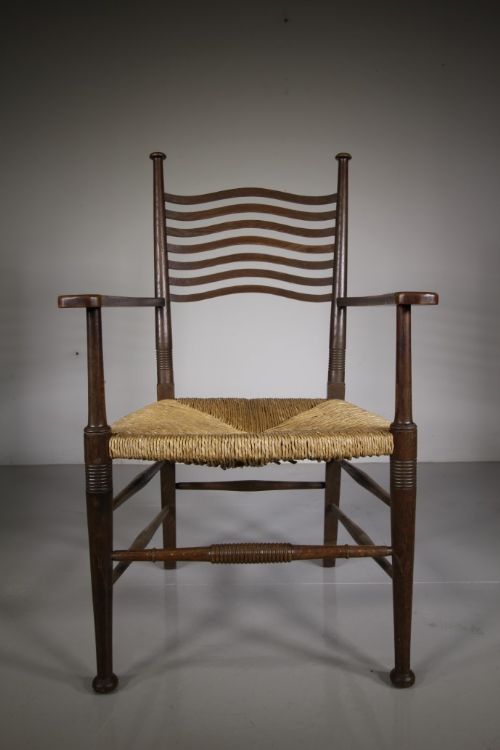 
William Birch Arts & Crafts Antique Armchair