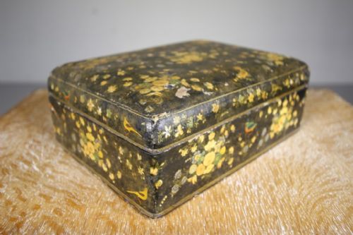 19th Century Antique Suffering Moses Kashmiri Box