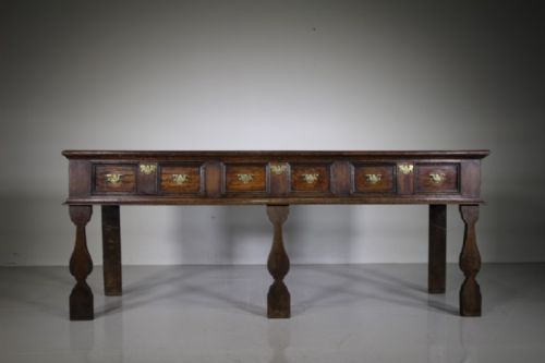 Georgian Antique Period Oak Dresser Base