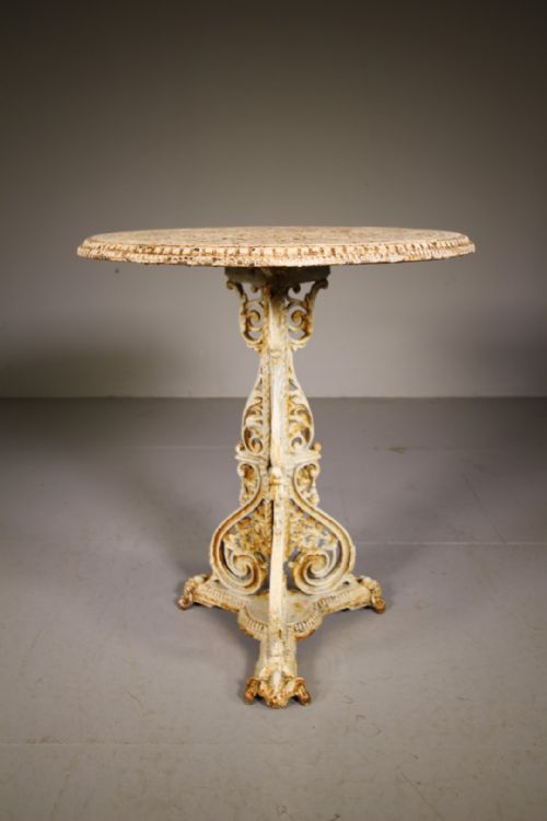 
Coalbrookdale Mid 19th Century Antique Iron Garden Table