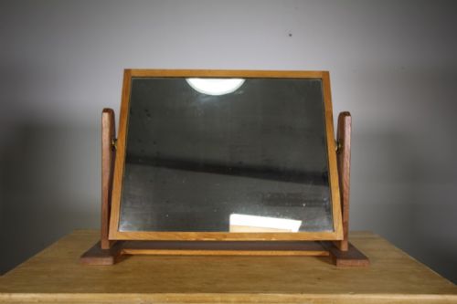 1930’S Large Oak Dressing Mirror by Gordon Russell – Labelled