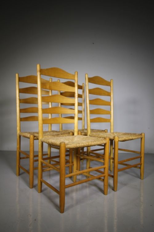 Set of Four 1930’S Neville Neal Dining Chairs -Stamped