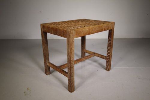 1920’S Heals of London Oak Stool