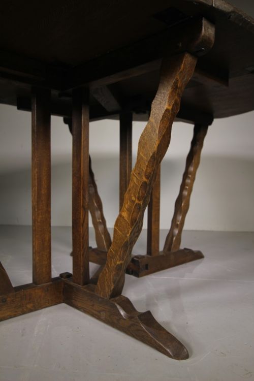 fig 2. Cotswold School Antique Oak Dining Table by Romney Green