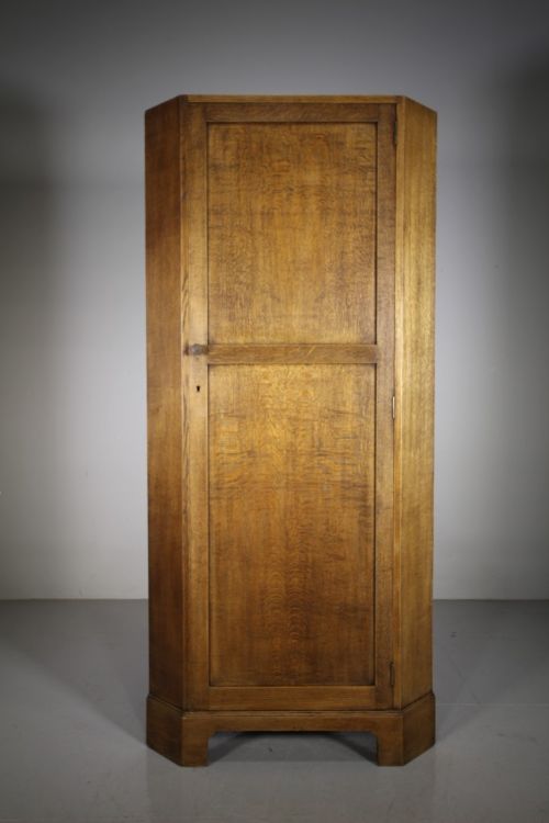 
Heals 1920’S Oak Corner Cupboard – Labelled