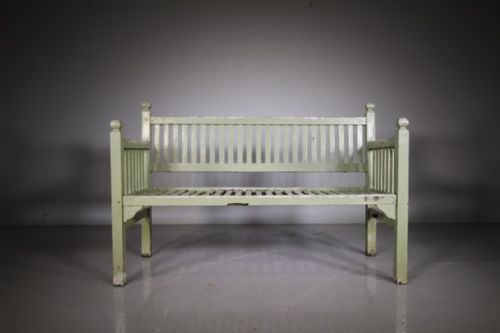 Heals of London Antique Teak Garden Bench Seat