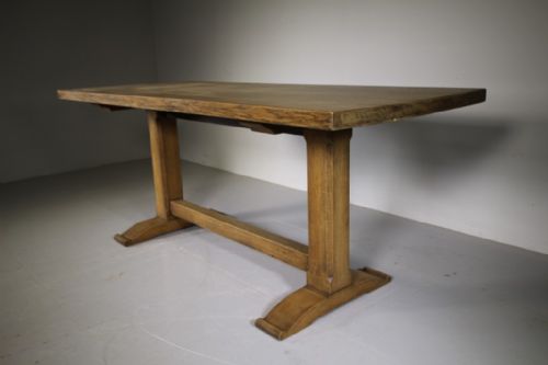 Heals 1930’S Large Oak Refectory Dining Table