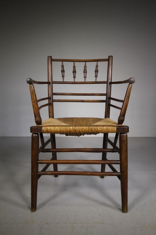 
William Morris 19th Century Antique Sussex Chair