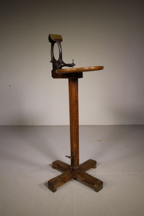 19th Century Antique Fruitwood Glove Makers Work Table