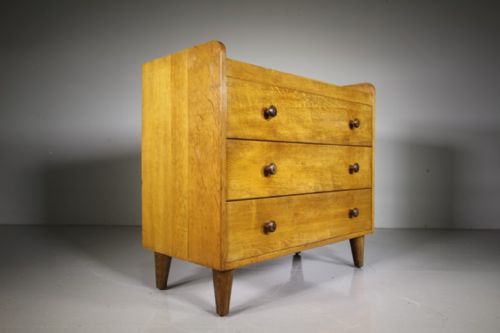 
Gordon Russell 1930’S Oak Chest of Drawers-labelled