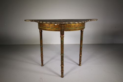 Unusual 19th Century Antique Kashmiri Shaped Side Table