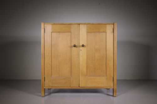 Edwardian Antique Heals Letchworth Oak Nursery Cupboard