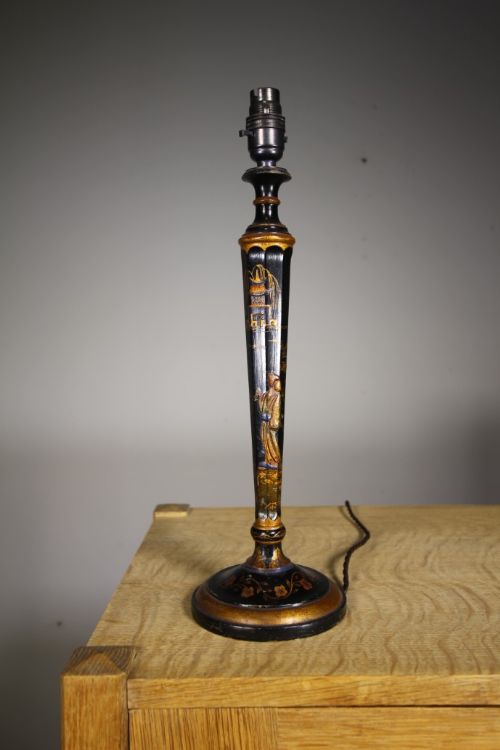 1920’S Heals Antique Chinoiserie Table Lamp – Rewired