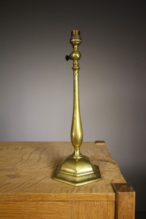 
English Faraday & Sons Antique Extending Table Lamp
