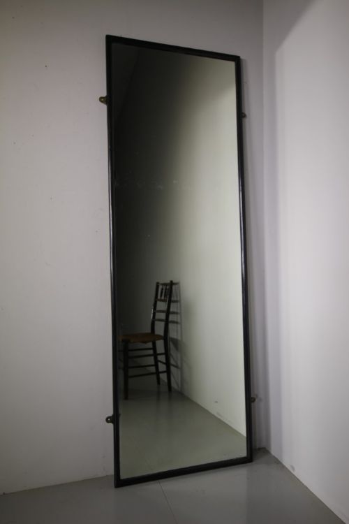 Tall Edwardian Antique Shop Fitting Mirror