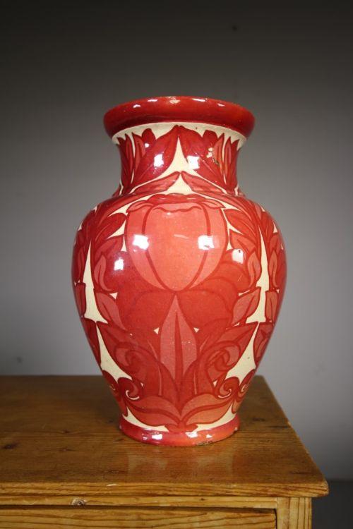 19th Century Antique Arts & Crafts Lustre Vase by Maws & Co