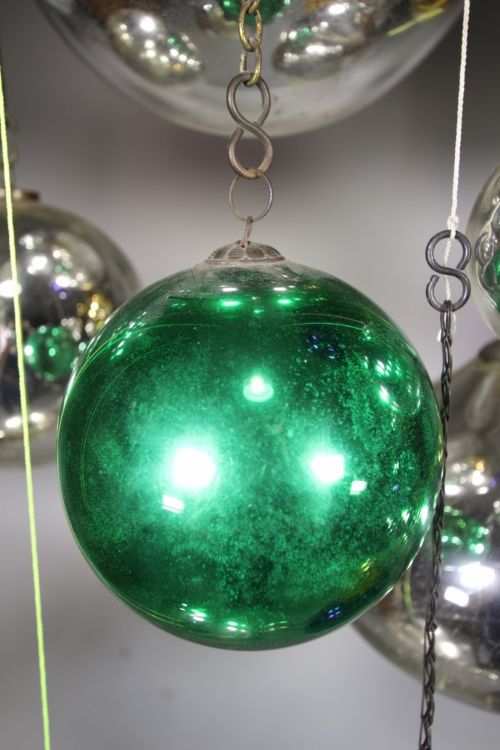 English 19th Century Antique Witch Ball Ref 5