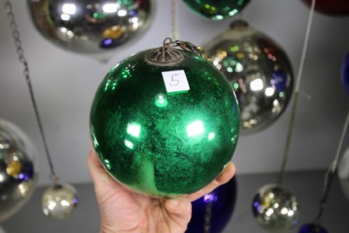fig 1. English 19th Century Antique Witch Ball Ref 5