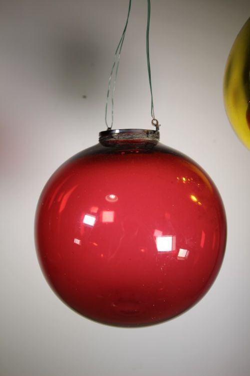 fig 1. English 19th Century Antique Witch Ball Ref 34