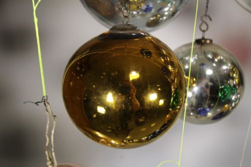 English 19th Century Antique Witch Ball Ref 1