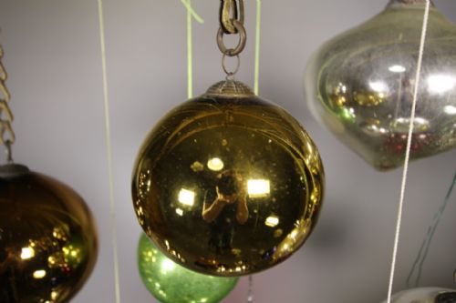 fig 1. English 19th Century Antique Witch Ball Ref 14