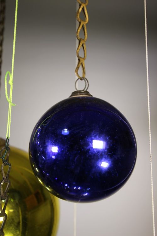 English 19th Century Antique Witch Ball Ref 16